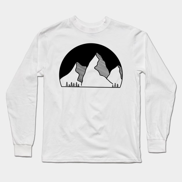 Mountains Long Sleeve T-Shirt by bradenjay99